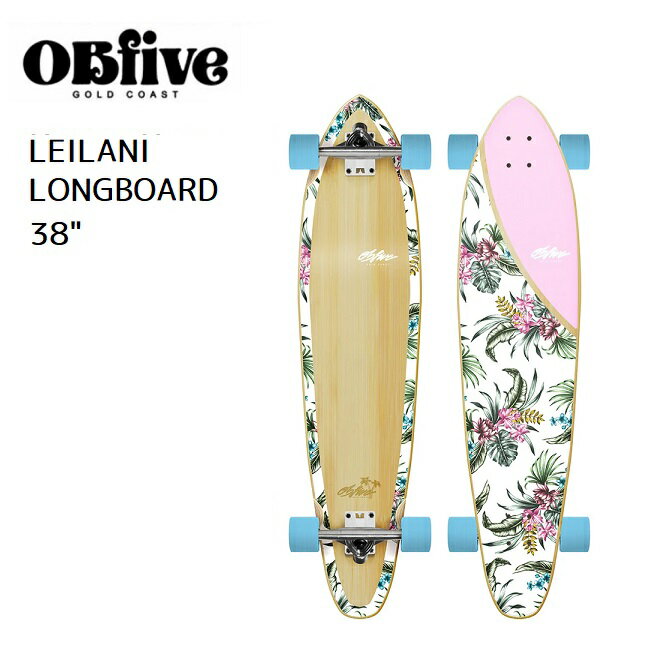 サーフスケート OBFIVE オービーファイブ LEILANI LONGBOARD 38 クルーザー ロングスケートボード コンプリート サーフィン