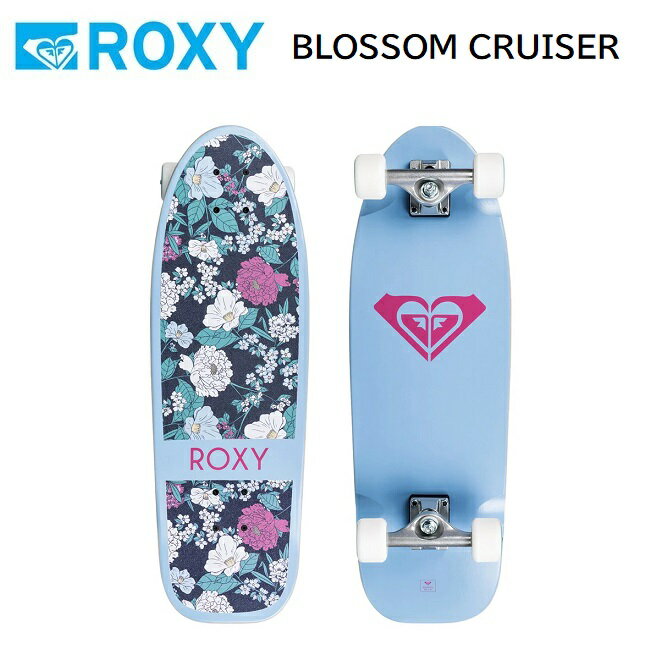 ROXYはこちらから □商品詳細 ■MODEL：BLOSSOM CRUISER 28 -------------------------------- ・28"x 9" バーチデッキ ・低いテールキックと緩いコンケーブ ・ABEC 9 ベアリング (608 2RS) ・5.25"クラシックキングピントラック(STREET TRUCK) ・7/14 ラバーライザーパッド ・グリップテープ ・60x40mm ポリウレタンウィール -------------------------------- 【発送方法】 宅配便 ※送料無料 北海道、沖縄、離島のお客様は送料半額ご負担お願い致します。 □在庫に関する注意 この商品は当店実店舗でも販売しております。 在庫数の更新は随時行っておりますが、お買い上げいただいた商品が、品切れになってしまうこともございます。 その場合、お客様には必ず連絡をいたしますが、万が一入荷予定がない場合は、キャンセルさせていただく場合もございますことをあらかじめご了承ください。 □注意事項 ：撮影環境、PC環境等で画像の色が若干違うことがあります。 メーカー希望小売価格はメーカーカタログに基づいて掲載しています▼ その他関連商品！▼ こちらの画像から