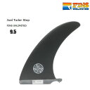 T[tB tB FINS UNLIMITED / Joel Tuder Longer 9.5 BLACK LONG SINGLE FIN O{[h VOtB