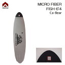 ニットケース FRUITION マイクロファイバー MICRO FIBER FISH 6'4 (Ca-Bear) フィッシュボード レトロボード ミニボード サーフボード