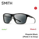 【21日20:00-27日1:59限定最大P30.5倍】サングラス スミス SMITH Pinpoint Black (Photochromic Clear to Gray) ピンポイント 調光レンズ ASIA FIT アジアフィット