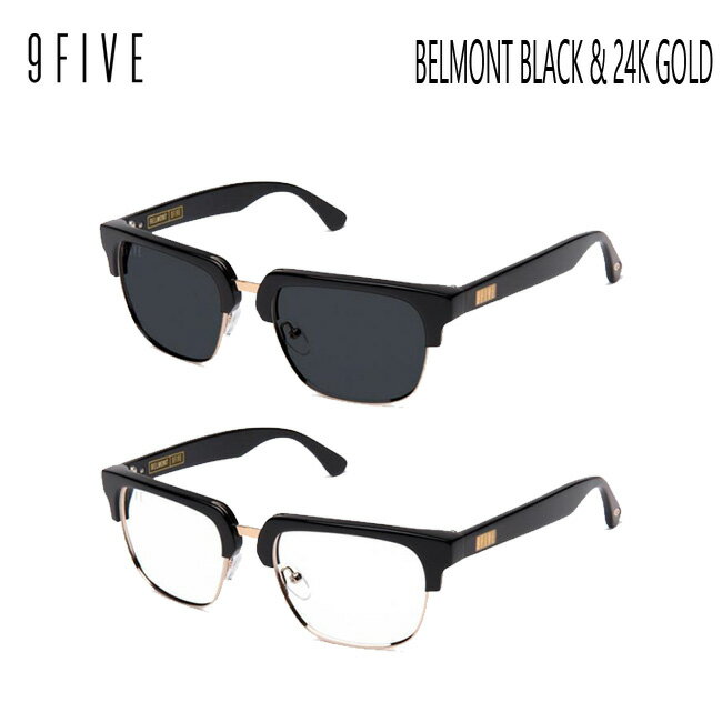 12/4 20ѡSALEP32ܡۥ󥰥饹 9FIVE BELMONT BLACK & 24k GOLD ʥե///ᥬ