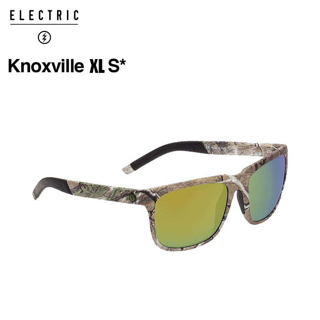 【5/15限定最大P32倍】エレクトリック 偏光サングラス ELECTRIC KNOXVILLE XL S / REAL TREE CAMO / M GREEN POLAR+ Sライン 釣り フィッシング 偏光レンズ