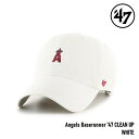 y5/1|Cgő23{zLbv tH[eBZu '47 Angels CLEAN UP Base Runner White MLB CAP T[X G[X N[ibv x[Xi[ ~jS W[[O