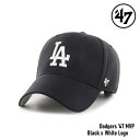 キャップ フォーティセブン 039 47 Dodgers MVP Black x White Logo MLB CAP LA ドジャース エムブイピー ブラック x ホワイトロゴ メジャーリーグ