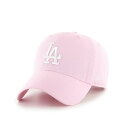 y5/1|Cgő23{zLbv tH[eBZu '47 Dodgers CLEAN UP Petal Pink MLB CAP hW[X N[ibv W[[O