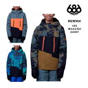 ジャケット 686 SIX EIGHT SIX GEO INSULATED JACKET 23-24 KIDS キッズ スノボ 子供用 ウェア