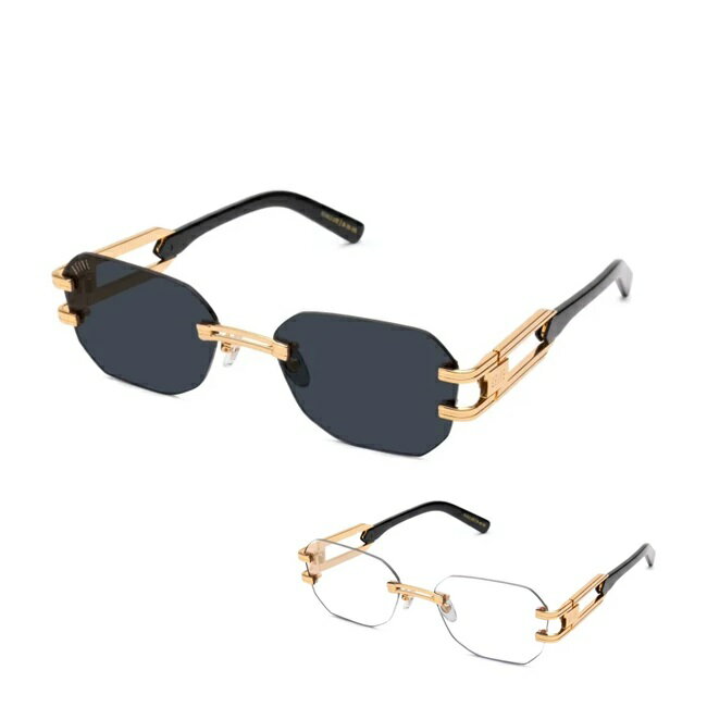 サングラス 9five ROYALS LITE Black 24K Gold Sunglasses ロイアルライト ブラック リムレス 24Kゴールド HIP HOP界やNBAからも支持 春夏 秋冬