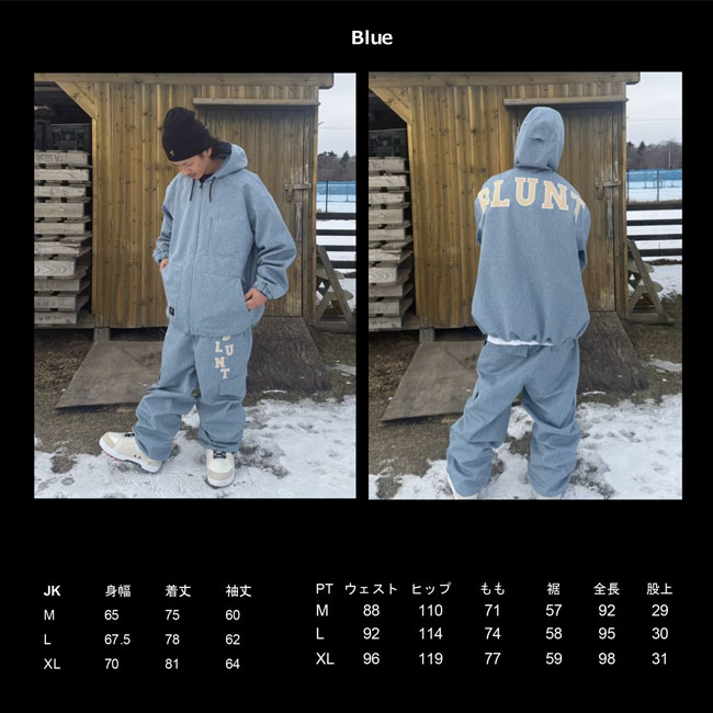 BLUNT ブラント ストリートジャケット Street JK メンズ レディース 25-26 スノー...
