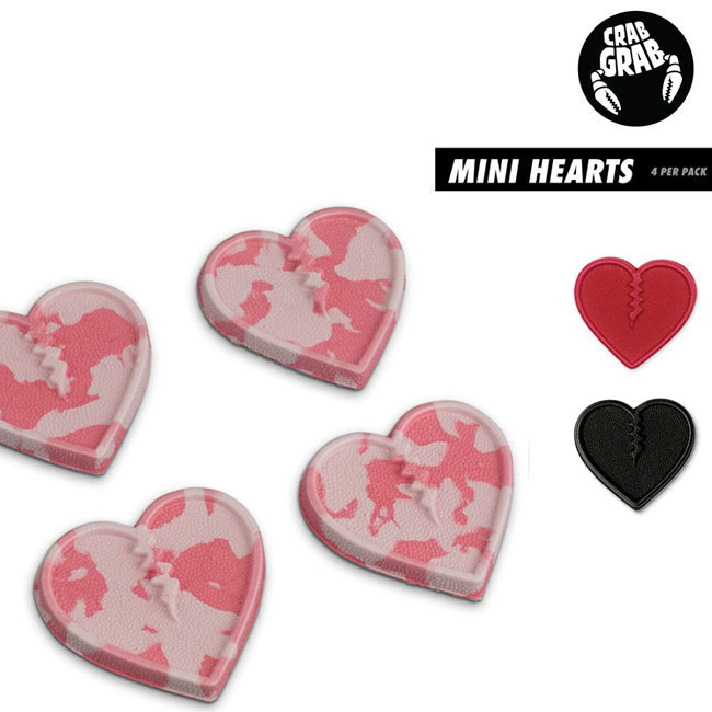 デッキマット クラブグラブ CRAB GRAB MINI HEARTS 4個セット ミニハート デッキパッド スノーボード スノボ SNOWBOARDの商品画像