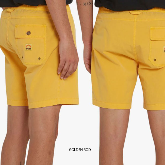 デウス サーフトランクス Deus Ex Machina デウスエクスマキナ SANDBAR GARMENT DYE BOARDSHORT サーフィン メンズ ハーフパンツ 水着 海パン 夏