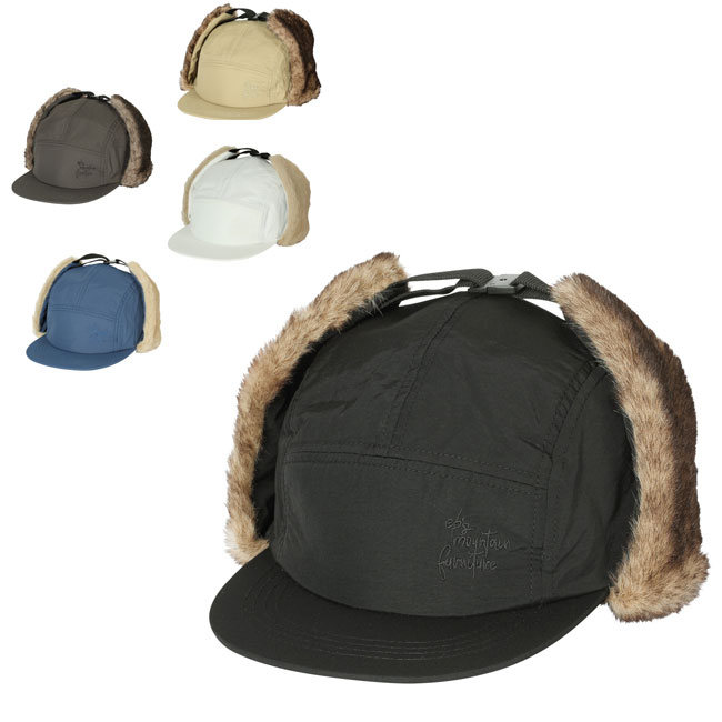【10/15限定ポイント最大5倍】耳あて付きキャップ eb's エビス FUR CAP スノーボード スノボ スキー 防寒帽子のサムネイル