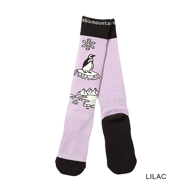 GOLGODAのエビス eb's ベリーウォームペンギン VERY WARM PENGUIN 25-26 スノーボード ソックス 日本製 保温性 吸湿発熱 正規品｜アングル3