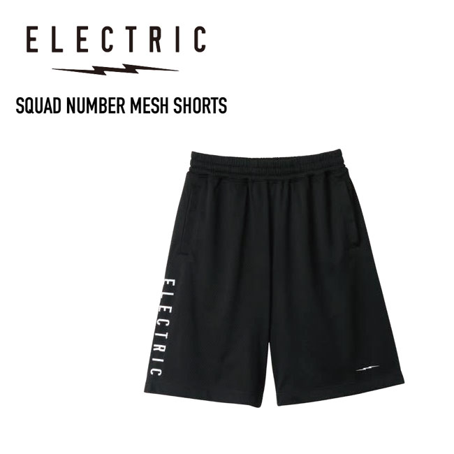 Rakuten - エレクトリック ELECTRIC スクアッドナンバー メッシュショーツ SQUAD NUMBER MESH SHORTS 26SS ハーフパンツ 速乾 釣り フィッシング アウトドア 正規品