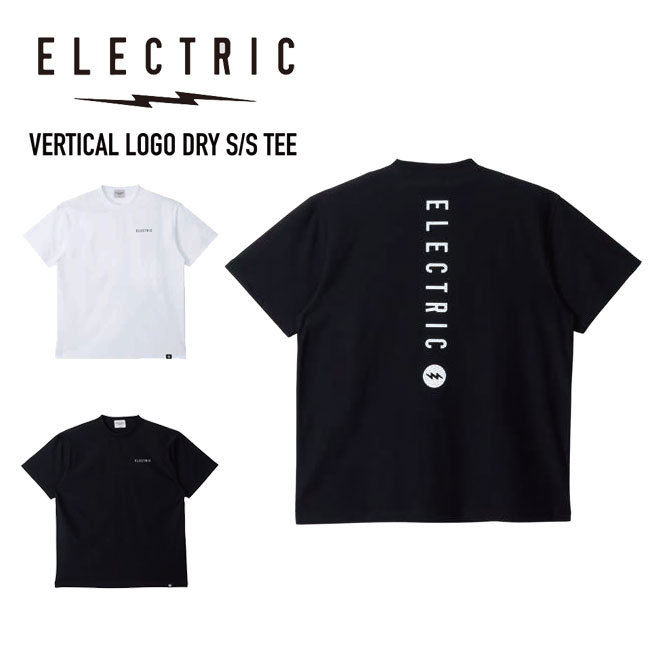 Rakuten - エレクトリック ELECTRIC バーティカルロゴ ドライTシャツ VERTICAL LOGO DRY S/S TEE 26SS 半袖 UVカット 吸水速乾 釣り サーフ アウトドア 正規品