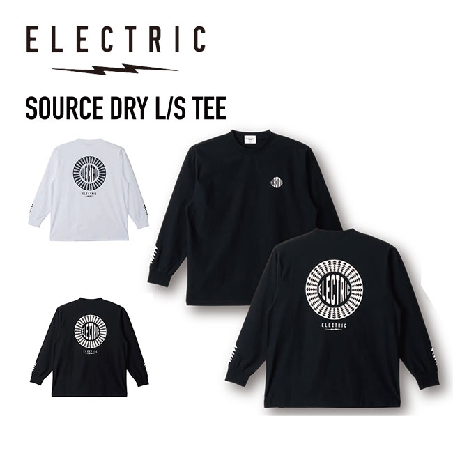 樂天商城 - エレクトリック ELECTRIC ソース ドライ ロングスリーブTシャツ SOURCE DRY L/S TEE 26SS 長袖 ドライTシャツ UVカット 吸水速乾 釣り サーフ アウトドア 正規品