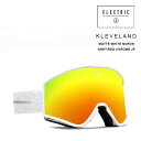 ゴーグル エレクトリック ELECTRIC KLEVELAND MATTE WHITE NURON / GREY RED CHROME JP 23-24 クリーブランド JAPAN FIT スノボ スキー