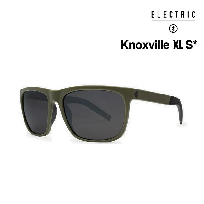 【6/1限定ポイント最大23倍】エレクトリック 偏光サングラス ELECTRIC KNOXVILLE XL S / MILITARY DRAB M SILVER POLAR PRO Sライン 釣り フィッシング 偏光レンズ