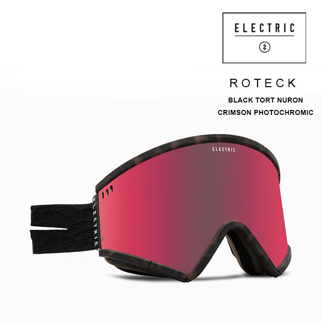 ゴーグル エレクトリック ELECTRIC ROTECK / BLACK TORT NURON / 調光レンズ 23-24 ローテック JAPAN FIT エレク ゴーグル スノボ スキー