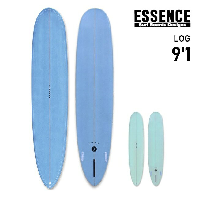 ESSENSE SURFBOARD □商品詳細 ■MODEL：ESSENCE LOG ■サイズ：9.1' × 22 3/4 × 2 7/8 68.9L ＊サイズ・ボリューム表記はあくまで参考値になります。仕上がりによってサイズが微妙に変わります。 ■重量：約5.7kg ■JAPAN正規代理店商品 -------------------------------- 【ESSENCE LOG】 -素材：EPS FORM -テール：ROUND PIN -フィンシステム：SINGLE BOX-STUB -付属フィン：8" CENTER BOX FIN + SIDE BITS（FUTURES） 「マニューバー＆ノーズライディング、どちらもを100％楽しみたい！」という要望に応えるシェイプデザイン。 どんなタイプのサーファーでも、どんな波のコンディションでも最高のファンを届ける究極のベーシックロングボードシリーズ。 ▼商品の特徴 ・マニューバーとノーズライディングの両方を楽しめる、ESSENCEのベーシックロングボード「LOG」 ・9.1ft（9'1）のロングボードらしい安定感と、幅広いコンディションに対応するオールラウンドなシェイプ ・約68.9Lの十分なボリュームを確保し、テイクオフのしやすさと安定したライディングをサポート ・EPS FORMを採用した軽量設計で、ロングボードながら取り回しの良さも魅力 ・ROUND PINテールを採用し、マニューバーを意識したライディングにも対応 ・SINGLE BOX-STUBフィンシステムを採用 ・8インチCENTER BOX FIN＋SIDE BITS（FUTURES）を付属し、購入後すぐにライディングを楽しめるセットアップ ・ロングボード初心者からステップアップを目指すサーファーまで幅広く楽しめるモデル ・ESSENCE SURFBOARDSならではの「軽量・高性能・高コストパフォーマンス」を兼ね備えたサーフボード ▼こんな人におすすめ ・これからロングボードを始めたいサーフィン初心者 ・安定感のある9ftクラスのロングボードを探している方 ・テイクオフを安定させて、波に乗る本数を増やしたい方 ・ロングボードでマニューバーにも挑戦したい方 ・ノーズライディングを楽しみたい方 ・1本でさまざまなコンディションを楽しめるロングボードを探している方 ・重すぎず、取り回しやすいロングボードを選びたい方 ・初心者用からステップアップできるサーフボードを探している方 ・コストパフォーマンスに優れたロングボードを探している方 ・ESSENCE SURFBOARDSの高性能・軽量EPSボードを試してみたい方 ▼関連キーワード ESSENCE ESSENCE SURFBOARDS エッセンス LOG ログ 9'1 9'1ft ロングボード サーフボード サーフィン EPS EPSフォーム 68.9L ROUND PIN ラウンドピン SINGLE BOX シングルボックス FUTURES フューチャーズ センターフィン サイドフィン ノーズライディング マニューバー オールラウンド 初心者 中級者 メンズ レディース 軽量 日本正規品 -------------------------------- 【発送方法】 -宅配便 ※送料無料記載商品であっても沖縄・離島は別途運賃が必要です。 -複数ご注文いただいた場合、送料は個数分必要になります。 (自動で計算されませんので再度ご連絡させて頂きます。) 【発送に関する注意事項】 こちらの商品はメーカー倉庫より出荷します。 ●商品の受け取り方法 (1)セイノースーパーエクスプレス営業所止め ※西濃運輸の営業所とは異なります。 (2)事業所（お勤め先等）への配送。※個人宅への配送は不可。 (1)の場合 「お届け先」にお客様の住所（住所の最後に営業所名）・氏名を記載。 ※営業所の記載がない場合はエリア担当営業所止めになります。 ※発送の際にお送りするメールに記載しておりますお問い合わせ番号にて到着をご確認下さい。 (2)の場合 「お届け先」にご指定の住所・事業所名をご記載下さい。 ※平日9時〜18時に受け取りが可能な事業所に限ります。 （時間指定不可。土日祝・大型連休時の配送はありません。） ●お支払い方法：代引き不可。 ●お届け明細・領収書が必要な場合は郵便にて別送させて頂きます。 -------------------------------- □在庫に関する注意 この商品はお取り寄せ商品につきメーカー倉庫より発送いたします。 在庫数の更新は随時行っておりますが、お買い上げいただいた商品が、品切れになってしまうこともございます。 その場合、お客様には必ず連絡をいたしますが、万が一入荷予定がない場合は、キャンセルさせていただく場合もございますことをあらかじめご了承ください。 □注意事項 ：撮影環境、PC環境等で画像の色が若干違うことがあります。 メーカー希望小売価格はメーカーカタログに基づいて掲載しています 関連商品ソフトボード OCEAN&EARTH THE GENERAL EPOX...サーフボード ESSENCE SURFBOARD FISH FIVE ...サーフボード ESSENCE SURFBOARD FISH FIVE ...95,700円104,500円105,600円サーフボード ESSENCE GOO MID 7'8 ミッドレングス ...サーフボード ESSENCE SURFBOARD FISH FIVE ...サーフボード ESSENCE SURFBOARD FISH FIVE ...93,500円110,000円111,100円サーフボード ESSENCE SURFBOARD FISH FIVE ...サーフボード ESSENCE GOO MID 6'8 ミッドレングス ...ソフトボード OCEAN&EARTH THE GENERAL EPOX...111,100円91,300円90,200円サーフボード ESSENCE GOO MID CARBON 6'8 ミ...サーフボード ESSENCE GOO MID CARBON 7'2 ミ...サーフボード ESSENCE GOO MID CARBON 7'8 ミ...116,600円117,700円118,800円ESSENSE SURFBOARD □商品詳細 ■MODEL：ESSENCE LOG ■サイズ：9.1' × 22 3/4 × 2 7/8 68.9L ＊サイズ・ボリューム表記はあくまで参考値になります。仕上がりによってサイズが微妙に変わります。 ■重量：約5.7kg ■JAPAN正規代理店商品 -------------------------------- 【ESSENCE LOG】 -素材：EPS FORM -テール：ROUND PIN -フィンシステム：SINGLE BOX-STUB -付属フィン：8" CENTER BOX FIN + SIDE BITS（FUTURES） 「マニューバー＆ノーズライディング、どちらもを100％楽しみたい！」という要望に応えるシェイプデザイン。 どんなタイプのサーファーでも、どんな波のコンディションでも最高のファンを届ける究極のベーシックロングボードシリーズ。 ▼商品の特徴 ・マニューバーとノーズライディングの両方を楽しめる、ESSENCEのベーシックロングボード「LOG」 ・9.1ft（9'1）のロングボードらしい安定感と、幅広いコンディションに対応するオールラウンドなシェイプ ・約68.9Lの十分なボリュームを確保し、テイクオフのしやすさと安定したライディングをサポート ・EPS FORMを採用した軽量設計で、ロングボードながら取り回しの良さも魅力 ・ROUND PINテールを採用し、マニューバーを意識したライディングにも対応 ・SINGLE BOX-STUBフィンシステムを採用 ・8インチCENTER BOX FIN＋SIDE BITS（FUTURES）を付属し、購入後すぐにライディングを楽しめるセットアップ ・ロングボード初心者からステップアップを目指すサーファーまで幅広く楽しめるモデル ・ESSENCE SURFBOARDSならではの「軽量・高性能・高コストパフォーマンス」を兼ね備えたサーフボード ▼こんな人におすすめ ・これからロングボードを始めたいサーフィン初心者 ・安定感のある9ftクラスのロングボードを探している方 ・テイクオフを安定させて、波に乗る本数を増やしたい方 ・ロングボードでマニューバーにも挑戦したい方 ・ノーズライディングを楽しみたい方 ・1本でさまざまなコンディションを楽しめるロングボードを探している方 ・重すぎず、取り回しやすいロングボードを選びたい方 ・初心者用からステップアップできるサーフボードを探している方 ・コストパフォーマンスに優れたロングボードを探している方 ・ESSENCE SURFBOARDSの高性能・軽量EPSボードを試してみたい方 ▼関連キーワード ESSENCE ESSENCE SURFBOARDS エッセンス LOG ログ 9'1 9'1ft ロングボード サーフボード サーフィン EPS EPSフォーム 68.9L ROUND PIN ラウンドピン SINGLE BOX シングルボックス FUTURES フューチャーズ センターフィン サイドフィン ノーズライディング マニューバー オールラウンド 初心者 中級者 メンズ レディース 軽量 日本正規品 --------------------------------