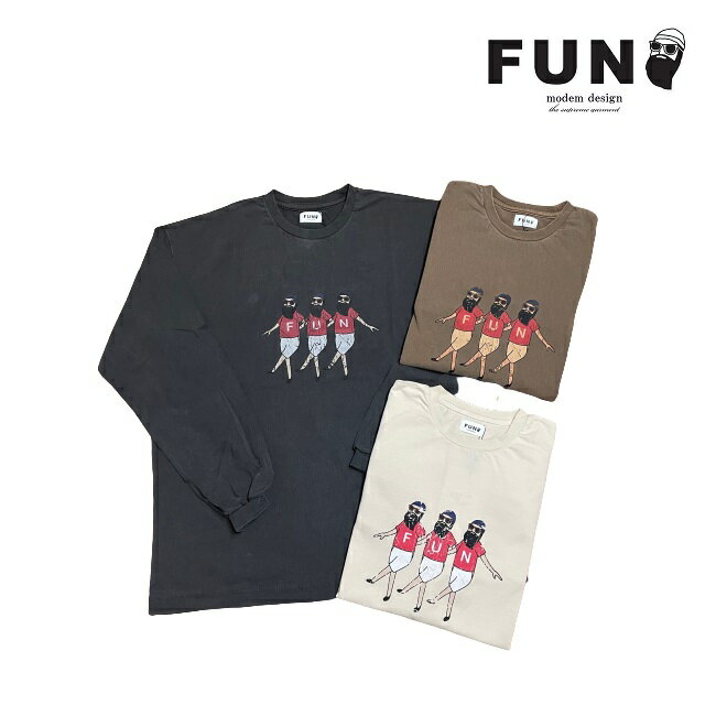 【5/25限定 最大P31倍】長袖Tシャツ FUN for 