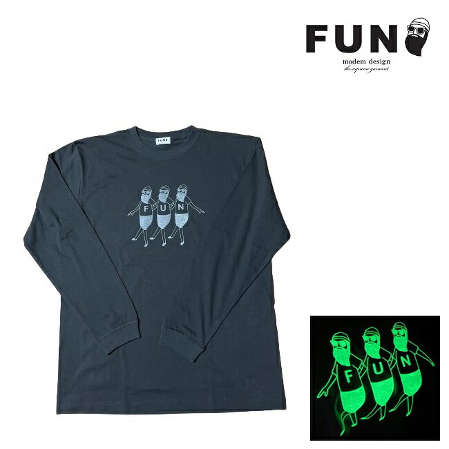 【5/15限定最大P32倍】長袖Tシャツ FUN for M