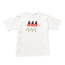 Tシャツ FUN for MODEM DESIGN ORIGINAL OJI S/S TEE WHITE ファン モデムデザイン 半袖Tシャツ おじさんTシャツ USAコットン 夏