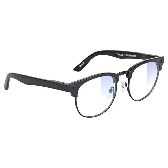 【5日最大P32倍】ゲーミンググラス Glassy グラッシー MORRISON Matt Black/Clear Lens Gaming Glasses モリソン PC眼鏡