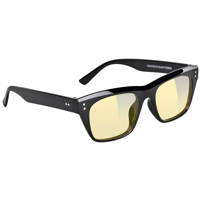 y5őP32{zTOX GLASSY / Glassy SANTOS Black/Yellow Lens Gaming Glasses / Q[~OOX@