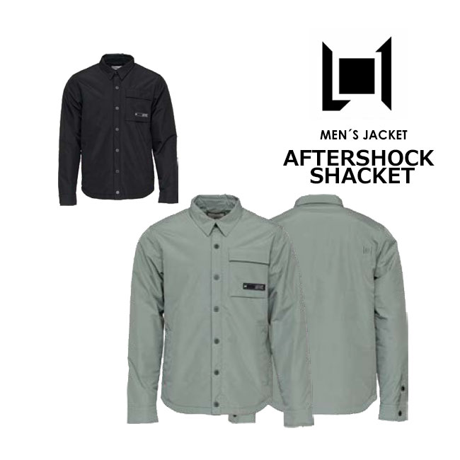 【5/25限定 最大P31倍】エルワン ジャケット L1 AFTERSHOCK SHACKET 23-24 アフターショック シャケット スノーボード ウェアー メンズ 撥水 シャツジャケット