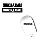 ステッカー MERVIN MADE STICKER (L) / 19.7x3.2cm LIBTECH GNU マービン工場 スノーボード ダイカット カッティン...