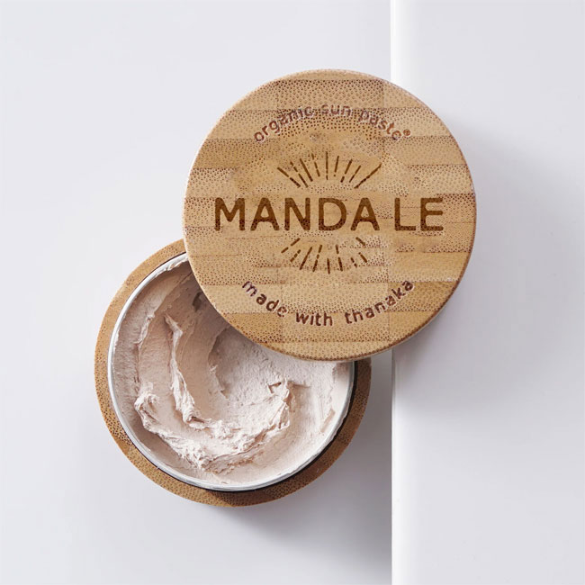 ノンケミカル日焼け止め マンダ MANDA LE Organic Sun Paste SPF 50 40g オーガニック サン ペースト