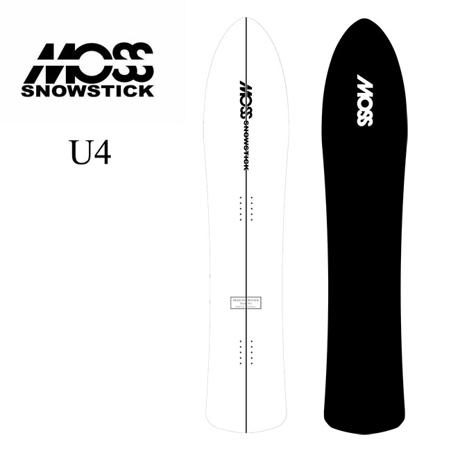乐天商城 - 【エントリーでP5倍】予約 MOSS SNOWSTICK U4 26-27 メンズ レディース モス スノースティック U4 パウダー スノーサーフ 正規品