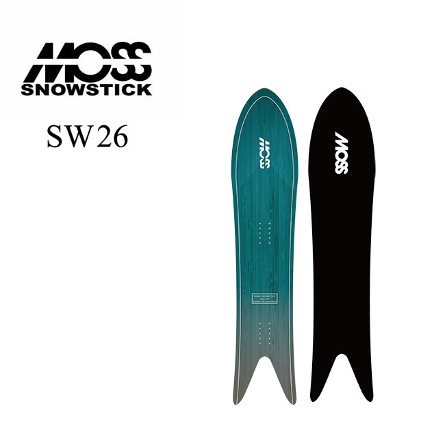 Option - 【エントリーでP5倍】予約 MOSS SNOWSTICK SW 26 26-27 キッズ モス スノースティック SW26 パウダー スノーサーフ 正規品