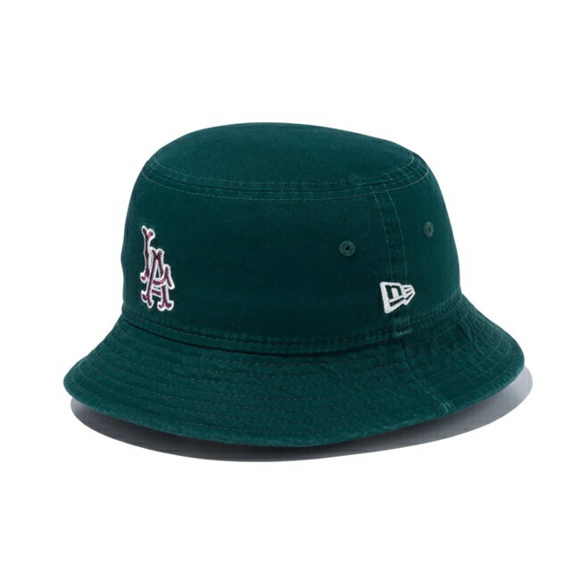 【5/15限定最大P32倍】ニューエラ ハット NEW ERA Bucket-01 Los Angeles Dodgers Dark Green Cooperstown ロサンゼルス・ドジャース クーパーズタウン バケットハット バケハ