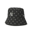 【マラソン MAX P10倍】ニューエラ ハット NEW ERA Bucket-01 Sailor Brim Jacquard Yankees ブラック/クロー...
