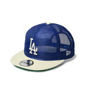 ニューエラ メッシュキャップ 9FIFTY 950 Trucker MLB All Mesh Dodgers Cooperstown Dark Royal Ch...