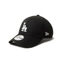 ニューエラ キャップ NEW ERA 9FORTY 940 MLB Woven Label Dodgers Black ロサンゼルス・ドジャース ブラック 帽子...