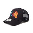 メッシュキャップ ニューエラ 9FORTY 940 A-Frame Trucker SANTA CRUZ 3Screaming Hand Navy サンタクルー...