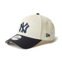 ニューエラ キャップ NEW ERA 9FORTY 940 MLB 2-Tone Yankees Cooperstown ワインコルク/ネイビーバイザー ニュー...