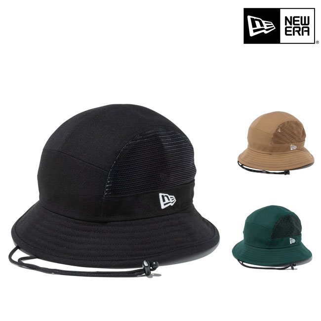 NEWERA □商品詳細 ■MODEL：スポーツバケット Sports Bucket ■素材：ポリエステル ■JAPAN正規代理店商品。 -----サイズチャート----- S-M : 57cm , M-L : 59cm L-XL：61cm -------------------------------- 【商品説明】 スポーティなシルエットに仕上げたバケットハット。メッシュ使用のサイドパネル。リアのドローコードで着用感の調整が可能です。 あご紐は着脱可能。 サイズはS/M（約57cm）M/L（約59cm）L/XL（約61cm）の3サイズ展開なので、頭の小さな方から大きい方まで被ることができます。 -------------------------------- 【発送方法】 -メール便(追跡NO:あり)/宅配便 ※送料無料の発送方法は【追跡可能メール便】お届け目安1～2日（宅配便と同じ）になります。 ※追跡可能メール便の場合は代引き対応は御座いません。 ※宅配便選択可能な同梱商品がある場合に関しましては【宅配便】のご選択で対応可能です。 【メール便に関する注意事項】 ・メール便の場合は代引き対応は御座いません。 ・商品の厚みにより箱と商品をバラして梱包する場合がございます。 ・同梱する商品、数量によっては宅配便（送料修正）に変更させて頂きます。 ・メール便に関しては基本的にポストに投函する為、 配達時に何らかのトラブル等が有り、 万一、購入された商品が配送事故・紛失・破損等によりお手元に届かない場合でも 弊社は責任を負いかねますので予めご了承下さい。 ・気になる方は、宅配便をご選択くださいますようお願い致します。 ※長期不在やその他事由（宛先不明等）にて当店へ返送された商品は一週間間保管します 。 ※送料無料の発送方法は【追跡可能メール便】お届け目安1～2日（宅配便と同じ）になります。 ※追跡可能メール便の場合は代引き対応は御座いません。 ※宅配便選択可能な同梱商品がある場合に関しましては【宅配便】のご選択で対応可能です。 期間内にご連絡がとれない場合商品を処分し再送・ご返金は一切できません □在庫に関する注意 この商品は当店実店舗でも販売しております。在庫数の更新は随時行っておりますが、お買い上げいただいた商品が、品切れになってしまうこともございます。 その場合、お客様には必ず連絡をいたしますが、万が一入荷予定がない場合は、キャンセルさせていただく場合もございますことをあらかじめご了承ください。 □注意事項 ：撮影環境、PC環境等で画像の色が若干違うことがあります。 メーカー希望小売価格はメーカーカタログに基づいて掲載していますニューエラ特製ギフトボックス&バッグです。大切な人やお世話になった方へ、気持ちを込めて特製BOXでプレゼントして見てはどうでしょうか？ご希望の商品と一緒にご注文ください。