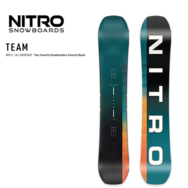 予約 ナイトロ NITRO チーム TEAM 26-27 スノーボード メンズ オールマウンテン パーク カービング キャンバー 正規品