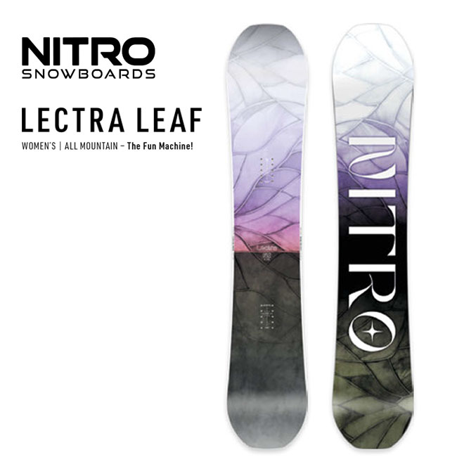 Rakuten - 予約 ナイトロ NITRO レクトラリーフ LECTRA LEAF レディース 26-27 スノーボード オールマイティー ディレクショナルツイン 初心者 正規品