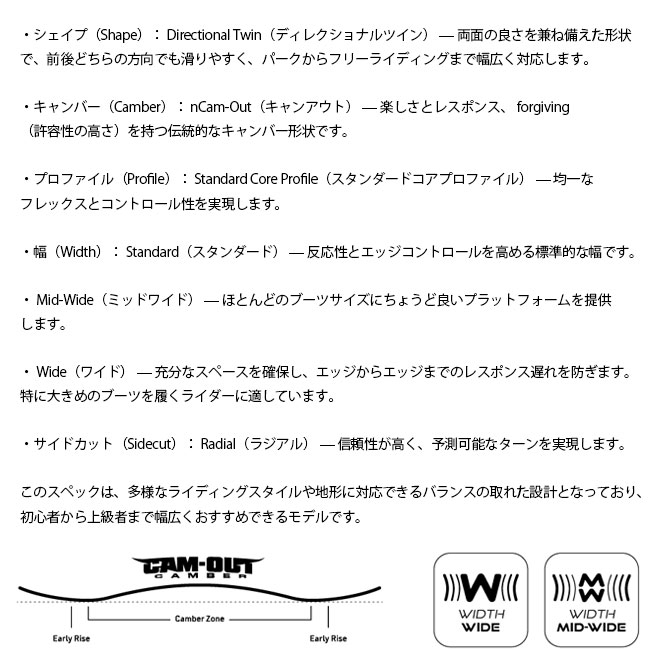 ナイトロ スノーボード NITRO PRIME RAW 25-26 初心者 初級者ビギナー 板 オールマイティー 正規品