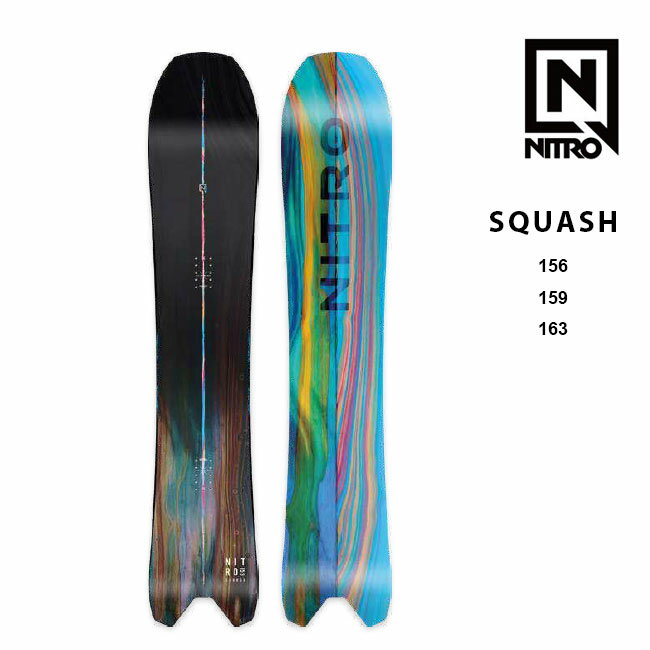 ナイトロ スノーボード NITRO SNOWBOARD SQUASH 23-24 スカッシュ 板 パウダー サーフスタイル