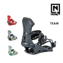 全商品ポイント10倍 ナイトロ ビンディング NITRO TEAM チーム 23-24 メンズ スノーボード 冬