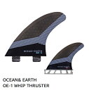 エントリーで全商品ポイント10倍 サーフボード フィン オーシャンアース OCEAN&EARTH OE-1 WHIP THRUSTER FCS用 FUTURE用...