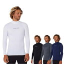 全商品ポイント10倍 長袖ラッシュガード OCEAN&EARTH RASH GUARD MENS SCRIPT L/S 50+ UVプロテクション