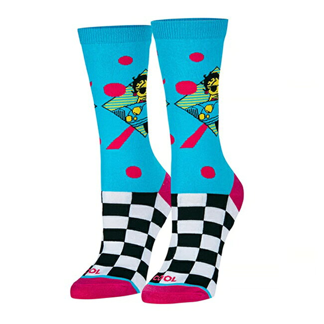 乐天商城 - 【エントリーでP5倍】オッドソックス ODD SOX BETTY BOOP NEW WAVE WOMEN'S ベティー SOCKS ソックス 靴下 クルー丈 レディース 春夏 秋冬 33011WCNCF