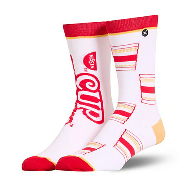 Rakuten - オッドソックス ODD SOX CUP NOODLES Split カップヌードル SOCKS 靴下 クルー丈 メンズ 春 夏 秋 冬 35877MONCD